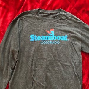 Steamboat long sleeve T shirt